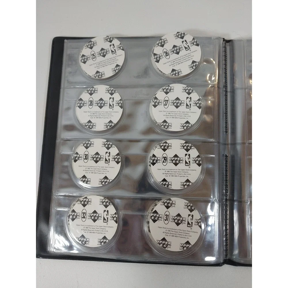 1995 Upper Deck Michael Jordan Milk Cap Pogs Set 1-54 With‎ Case